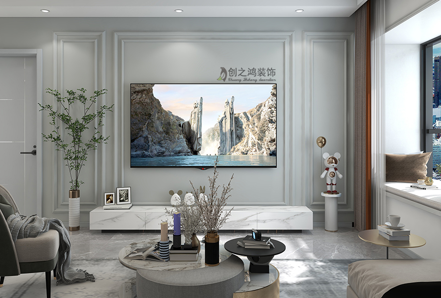 中駿宸景灣112㎡現(xiàn)代簡(jiǎn)約風(fēng)格裝修效果圖！