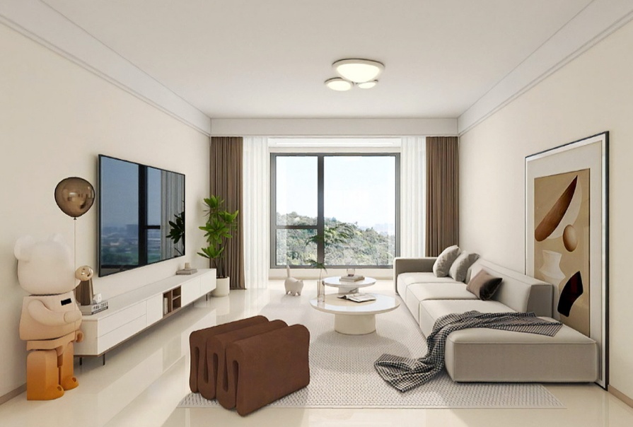 天房崇德園151㎡現(xiàn)代風(fēng)格三居室原創(chuàng)案例