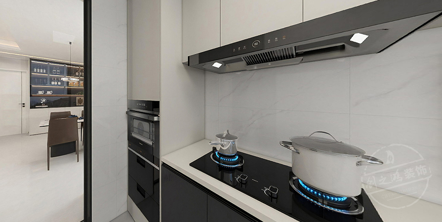 國耀上河城132㎡現(xiàn)代風格三居室原創(chuàng)案例