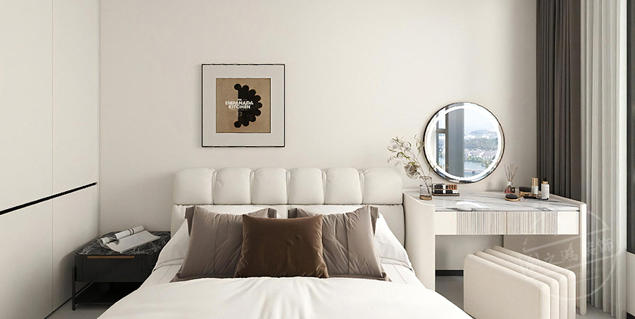 國耀上河城132㎡現(xiàn)代風格三居室原創(chuàng)案例