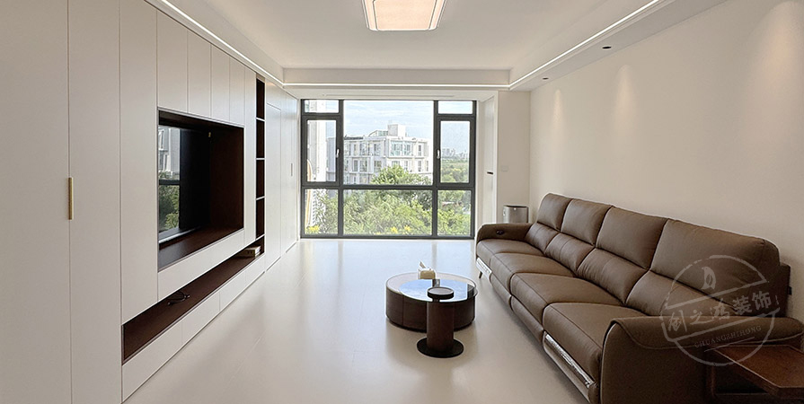 陽光100西園123㎡現(xiàn)代風(fēng)格三居室實景案例