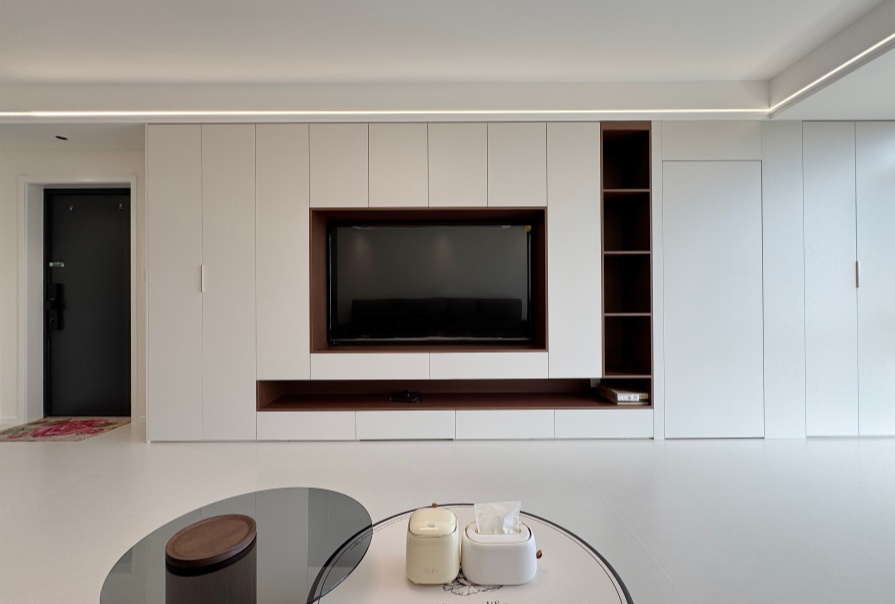 陽光100西園123㎡現(xiàn)代風(fēng)格三居室實景案例