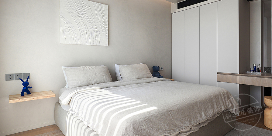 雅湖里91㎡混搭風(fēng)格兩居室裝修案例