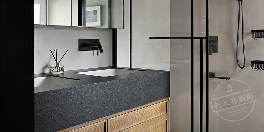 中?！ぷ蟀对淳?05㎡極簡(jiǎn)風(fēng)格三居室裝修案例