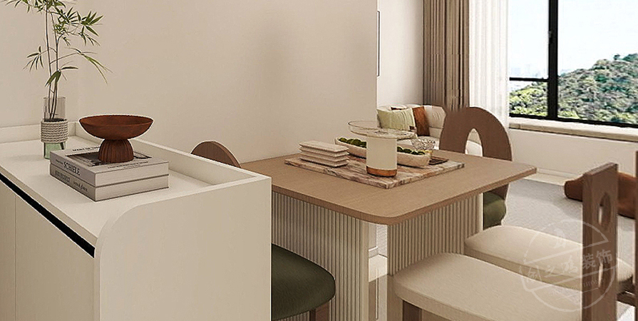 中?！W(xué)府源境92㎡奶油風(fēng)格三居室原創(chuàng)案例