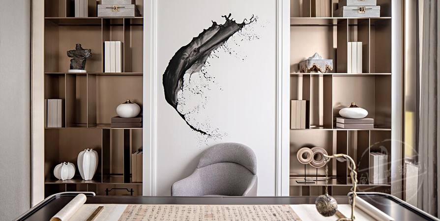 城東春曉110㎡輕奢風(fēng)格三居室裝修案例