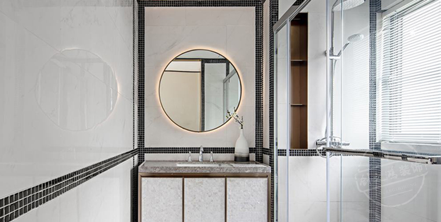 城東春曉110㎡輕奢風(fēng)格三居室裝修案例