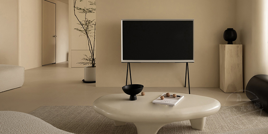 南開悅璽129㎡奶油風(fēng)格三居室裝修案例