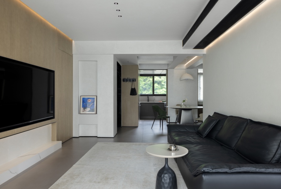 南開宸院118㎡極簡風(fēng)格三居室裝修案例