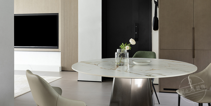 南開宸院118㎡極簡風(fēng)格三居室裝修案例