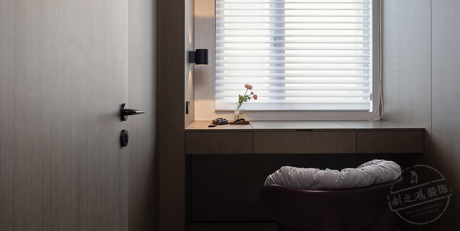 南開宸院118㎡極簡風(fēng)格三居室裝修案例