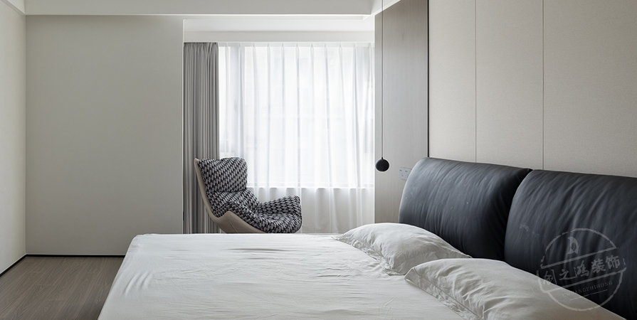 南開宸院118㎡極簡風(fēng)格三居室裝修案例