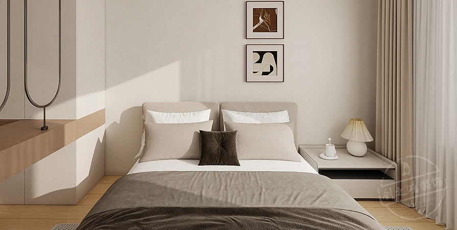 領(lǐng)世北郡128㎡現(xiàn)代風(fēng)格三居室原創(chuàng)案例