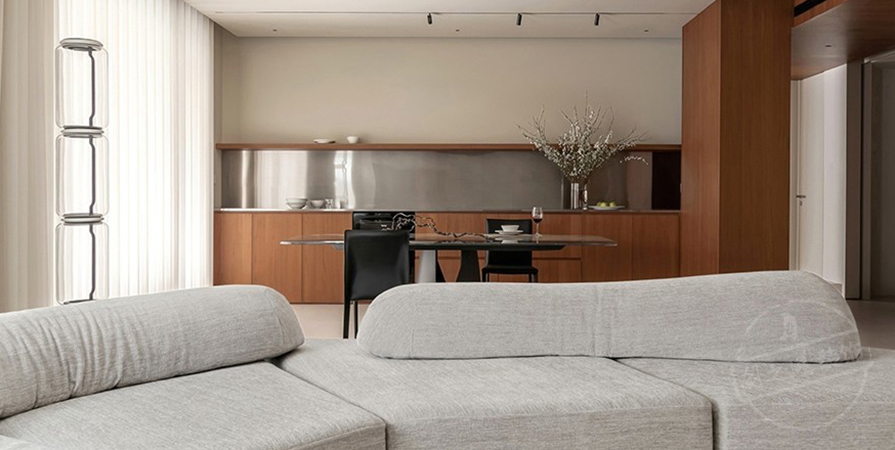 旭輝濱海江來(lái)167㎡意式極簡(jiǎn)風(fēng)格四居室裝修案例