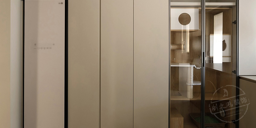 旭輝濱海江來(lái)167㎡意式極簡(jiǎn)風(fēng)格四居室裝修案例