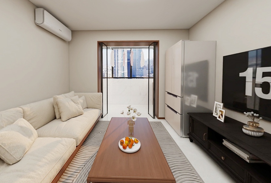 海源公寓65㎡簡(jiǎn)約風(fēng)格一居室裝修案例