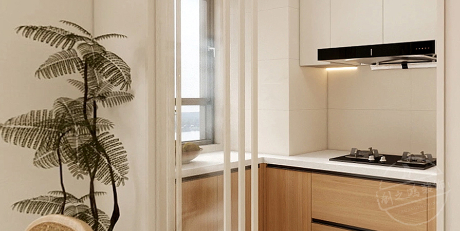 誠(chéng)基中心58㎡奶油風(fēng)格loft原創(chuàng)案例