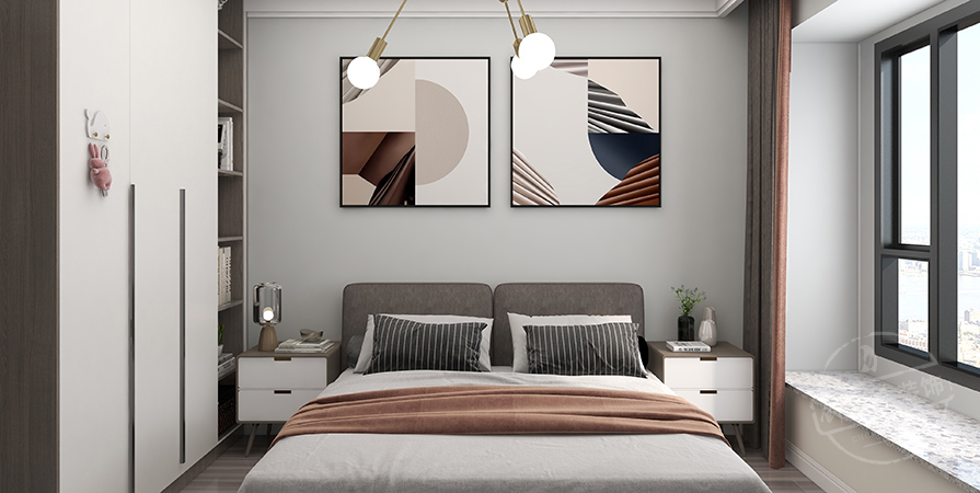 津門首府97㎡北歐風(fēng)格三居室原創(chuàng)案例