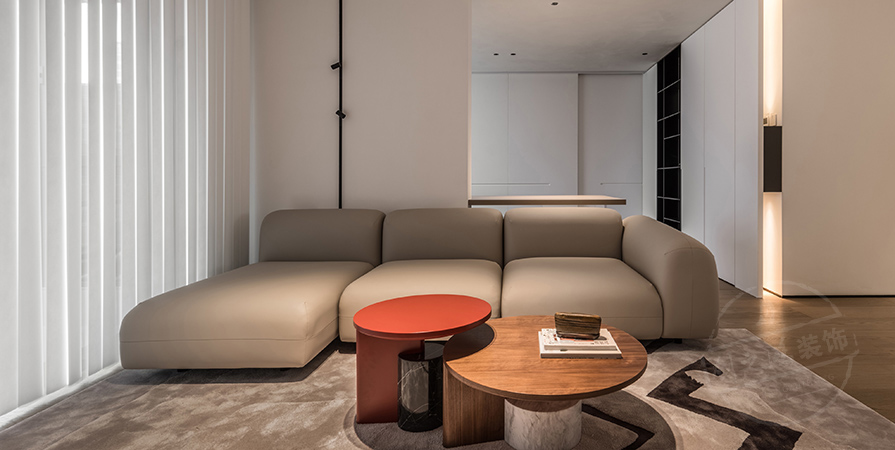 中交海河璽146㎡極簡風(fēng)格三居室裝修案例