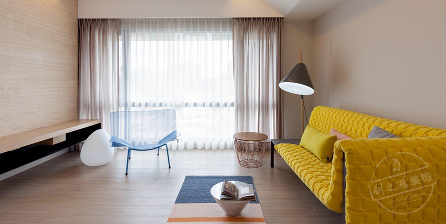 天康園131㎡混搭風(fēng)格三居室裝修案例