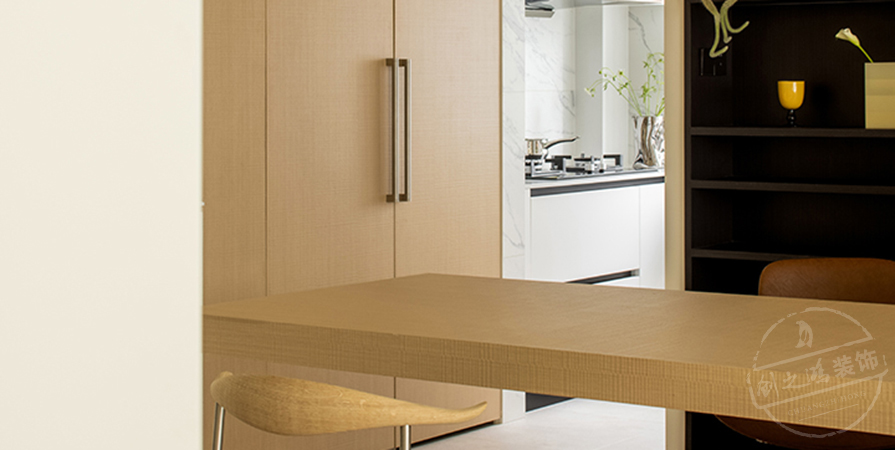 天越園95㎡奶油風(fēng)格兩居室裝修案例