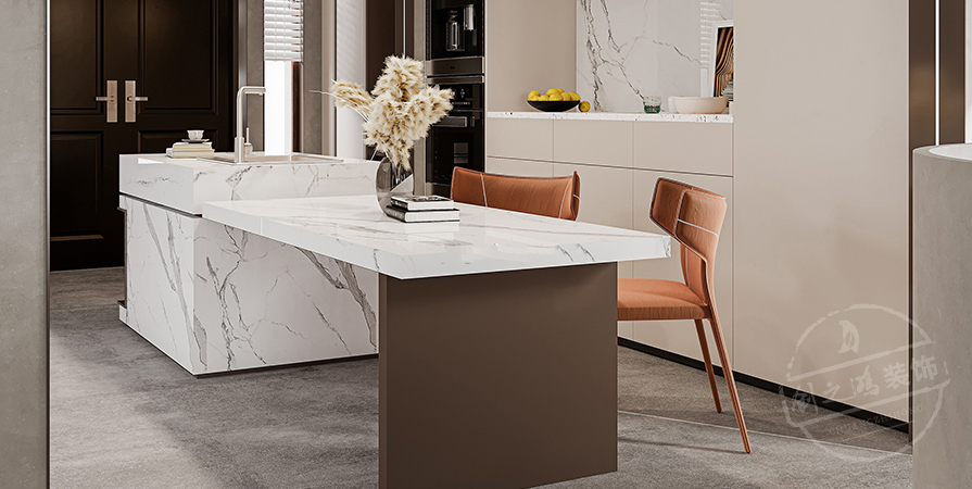 聽湖小鎮(zhèn)110㎡意式輕奢風(fēng)格別墅裝修案例