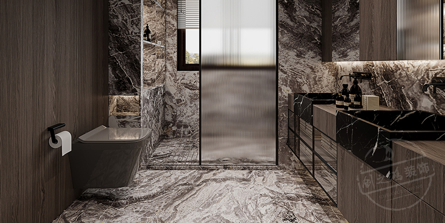 聽湖小鎮(zhèn)110㎡意式輕奢風(fēng)格別墅裝修案例