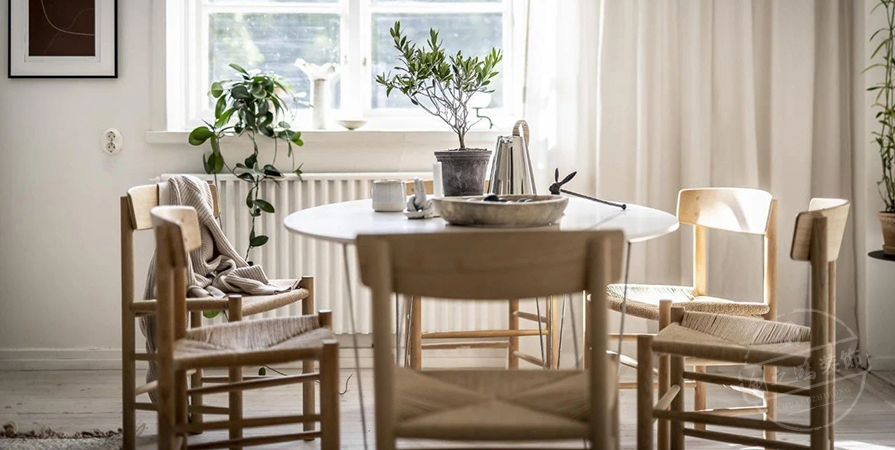 河怡花園57㎡北歐風(fēng)格小戶(hù)型裝修案例