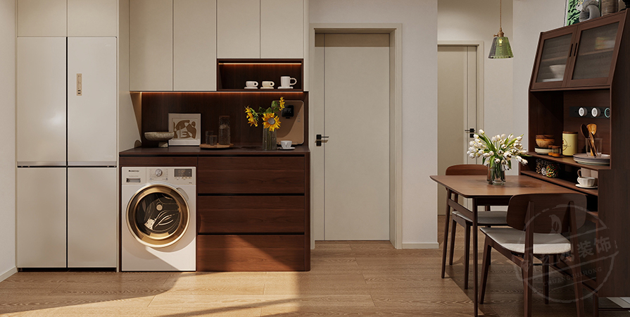 天興園58㎡中古風(fēng)格小戶型原創(chuàng)案例